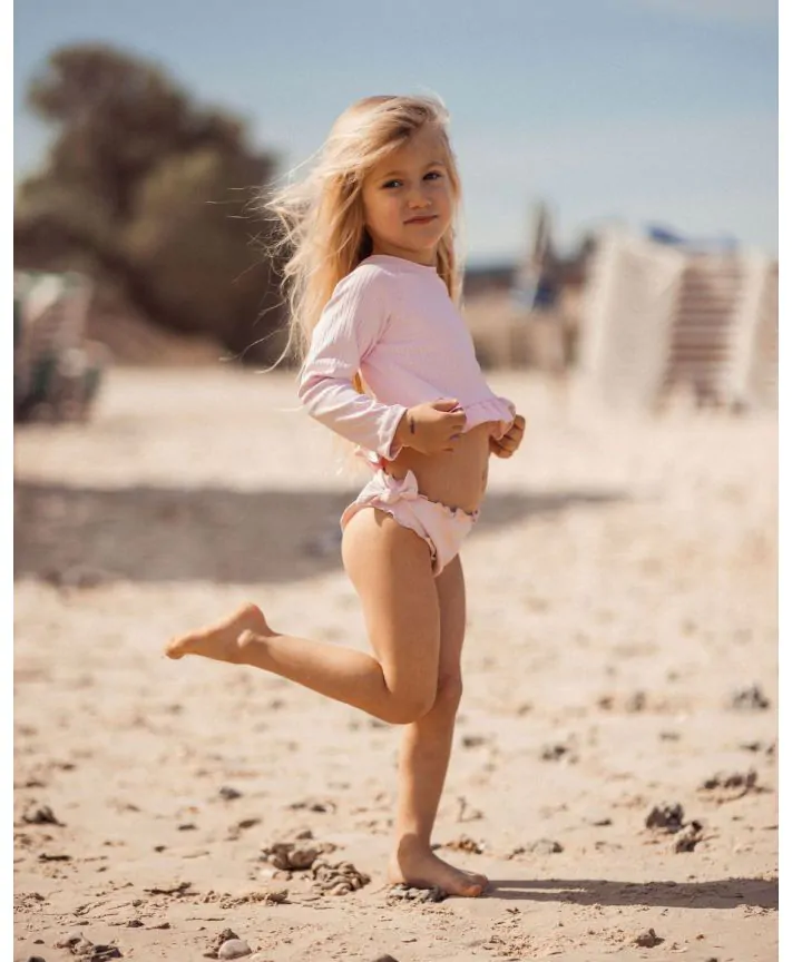 סט בגד ים חולצה ותחתונים