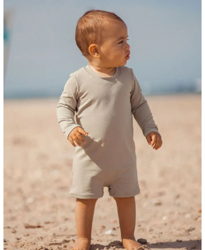 אוברול בגד ים עם שרוולים ארוכים