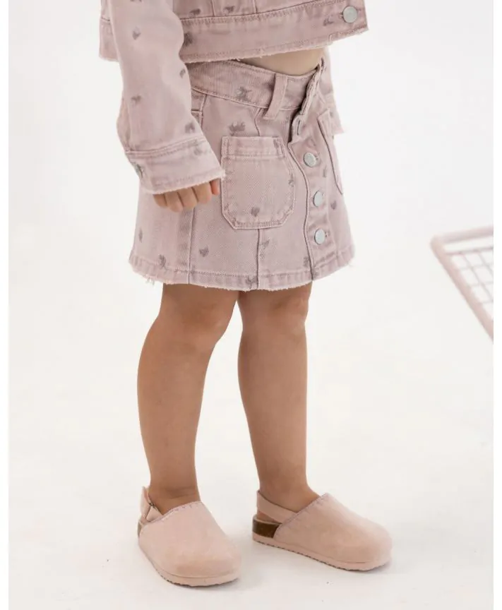 חצאית מיני ג'ינס