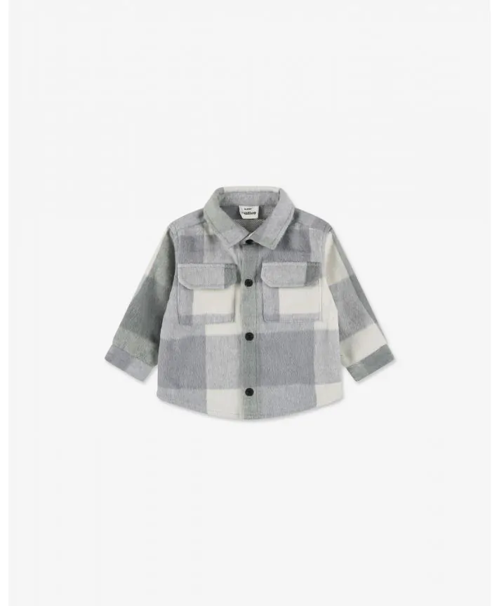 ג'קט אריג עם כיסים בייבי