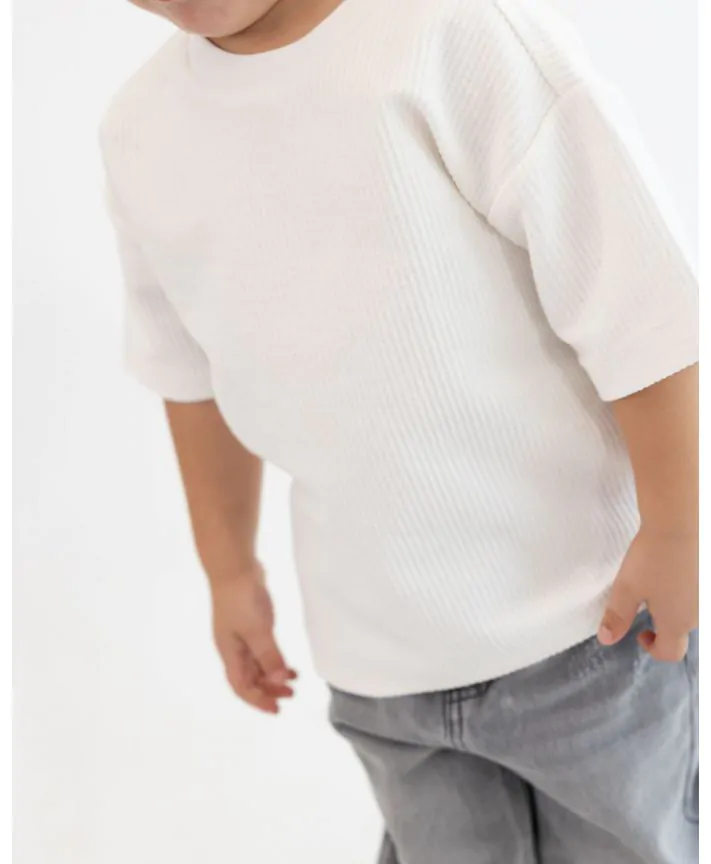 חולצת ריב שרוול קצר