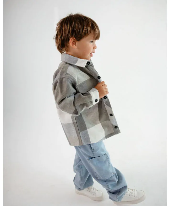 ג'קט אריג עם כיסים