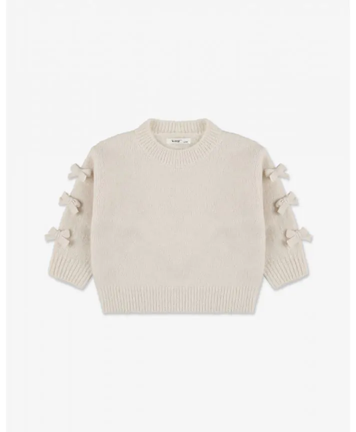 סוודר עם אלמנט בשרוולים בייבי