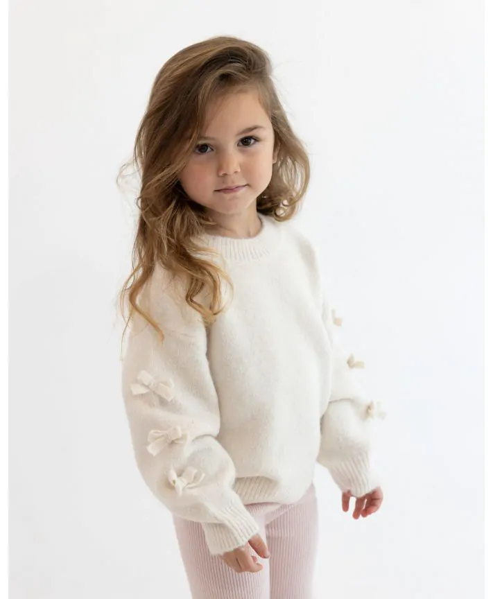 סוודר עם אלמנט בשרוולים S