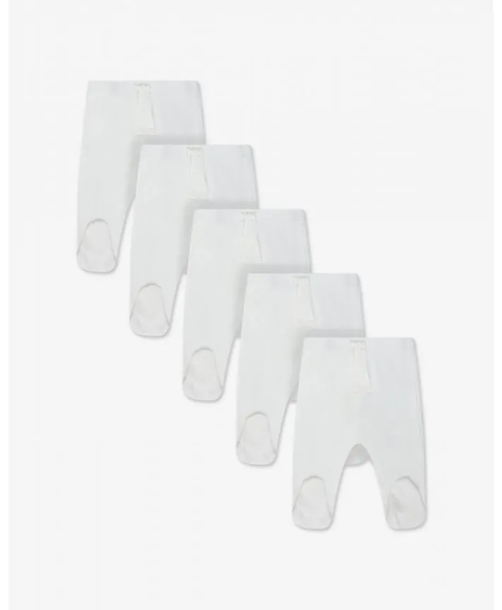 מארז חמישיית מכנסיים לבנים 5PACKS 0-3