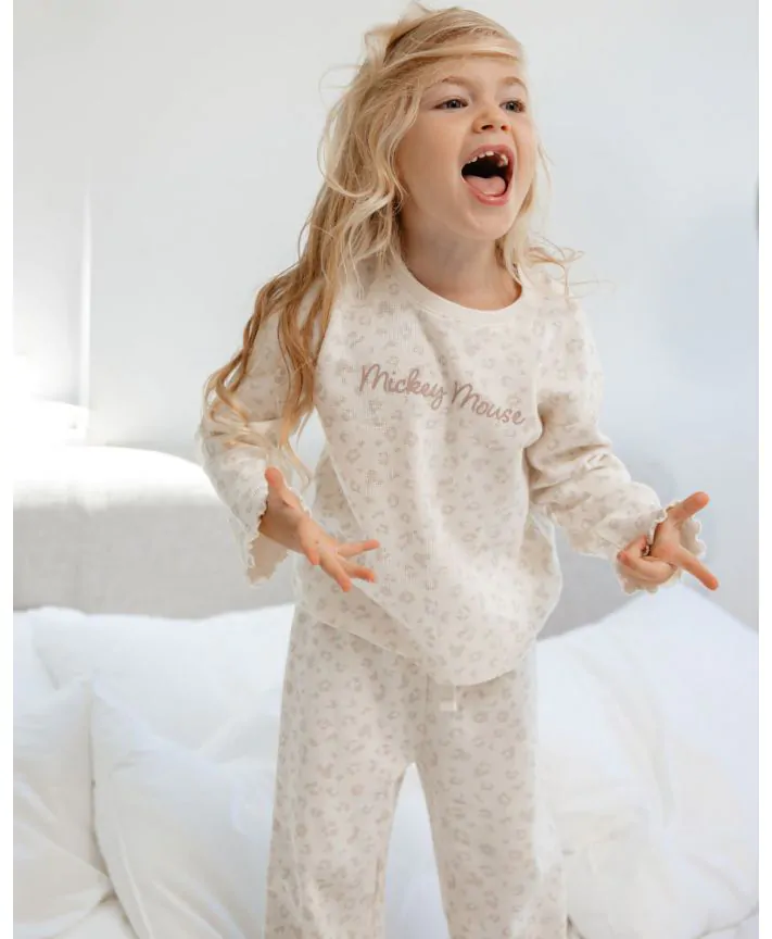 סט פיג'מה דיסני מבד פיקה