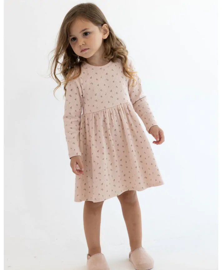 שמלת ריב עם שרוולים ארוכים KC