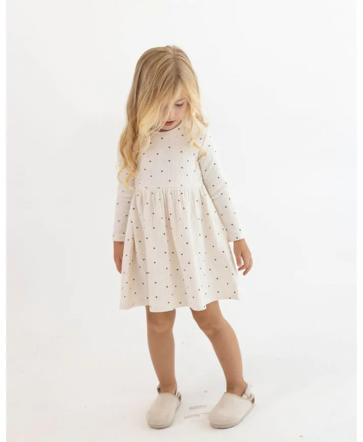 שמלת ריב עם שרוולים ארוכים