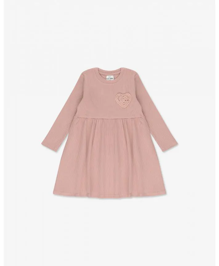 שמלת ריב עם שרוולים ארוכים KC