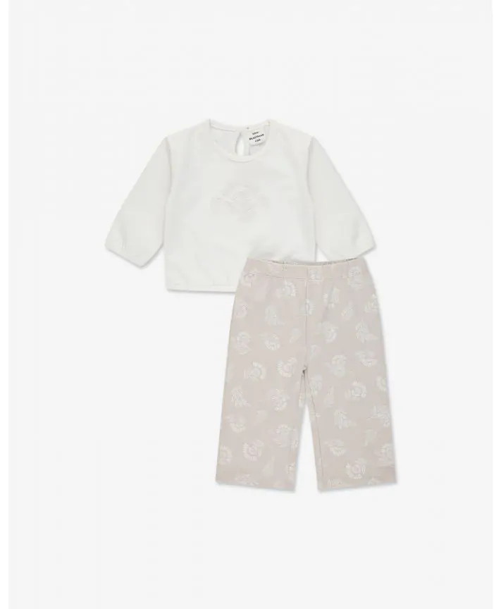 סט חולצה ומכנסיים פלנל בייבי C