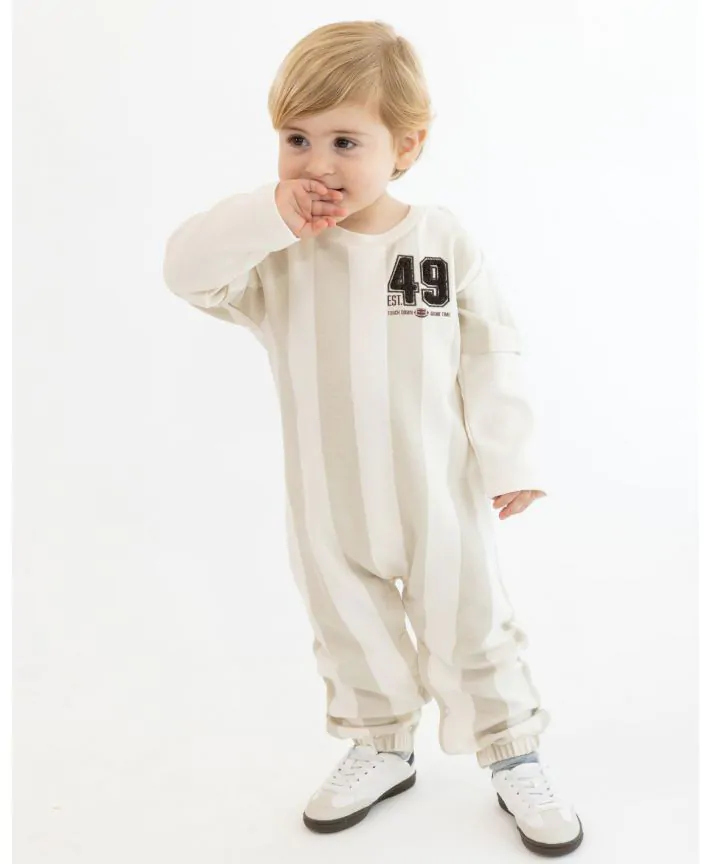 אוברול שרוול עם כיס