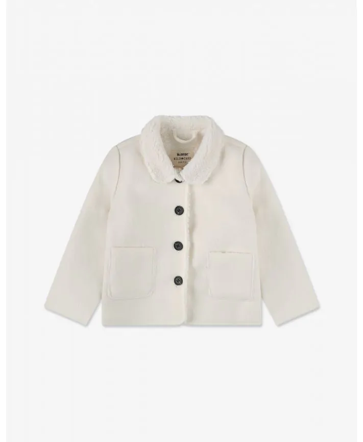 ז'קט פליז עם כיסים