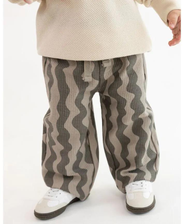 מכנסי ריב מודפסות