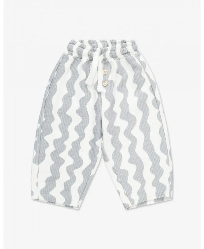 מכנסי ריב מודפסות