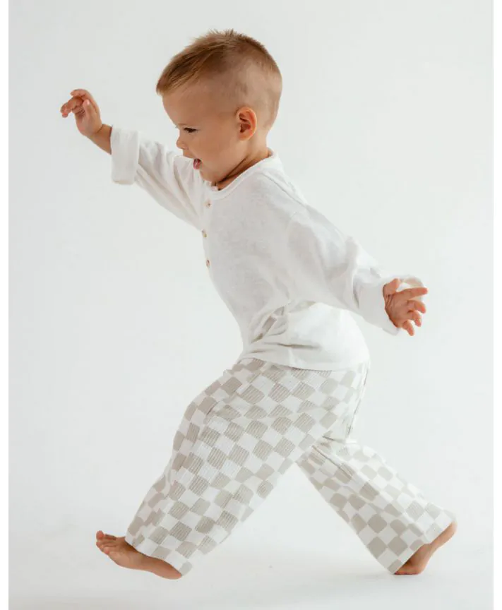 מכנסי ריב מודפסות