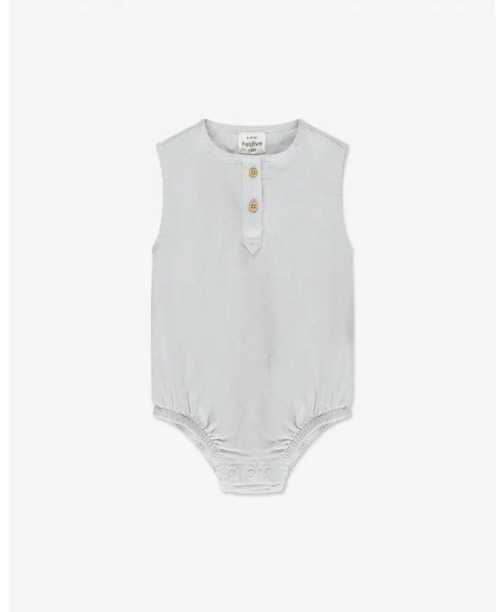 בגד גוף עם כפתרה בייבי