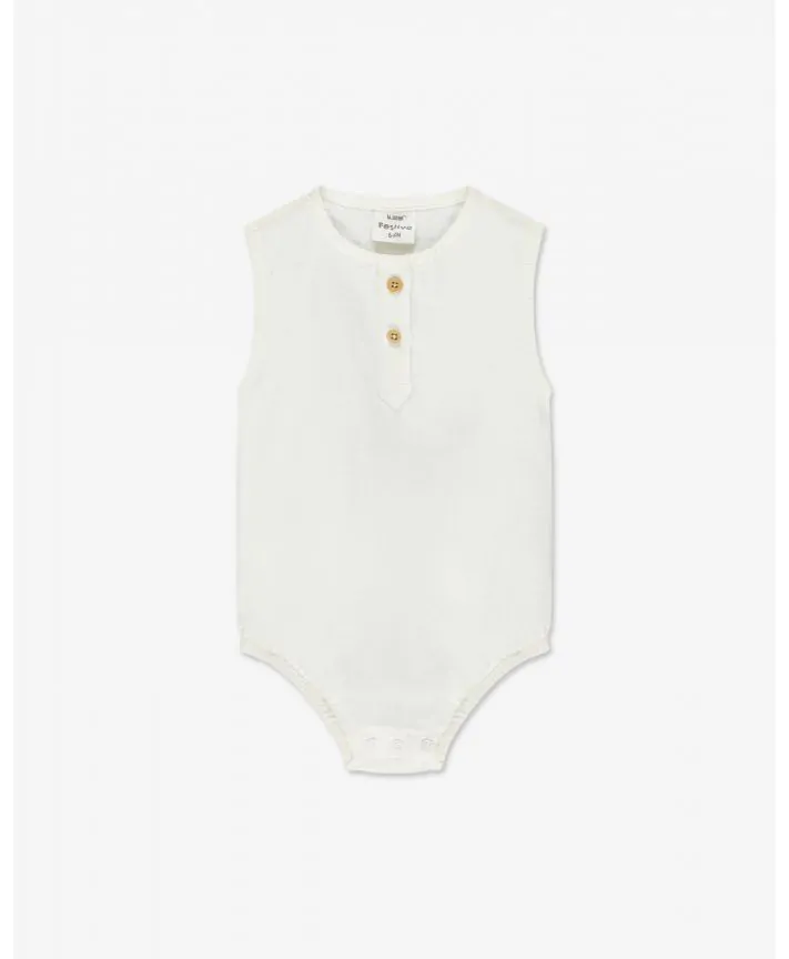 בגד גוף עם כפתרה בייבי