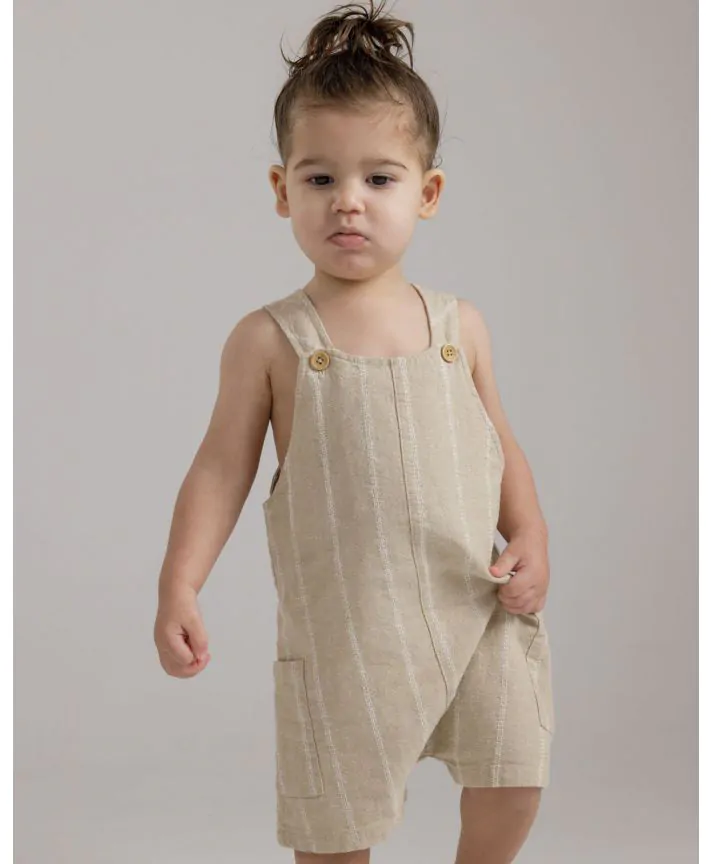 אוברול קצר עם כיסים בייבי