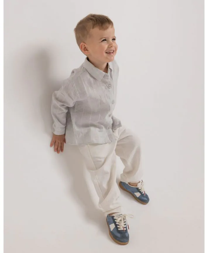 מכנסי ג'וגר פשתן ארוכים