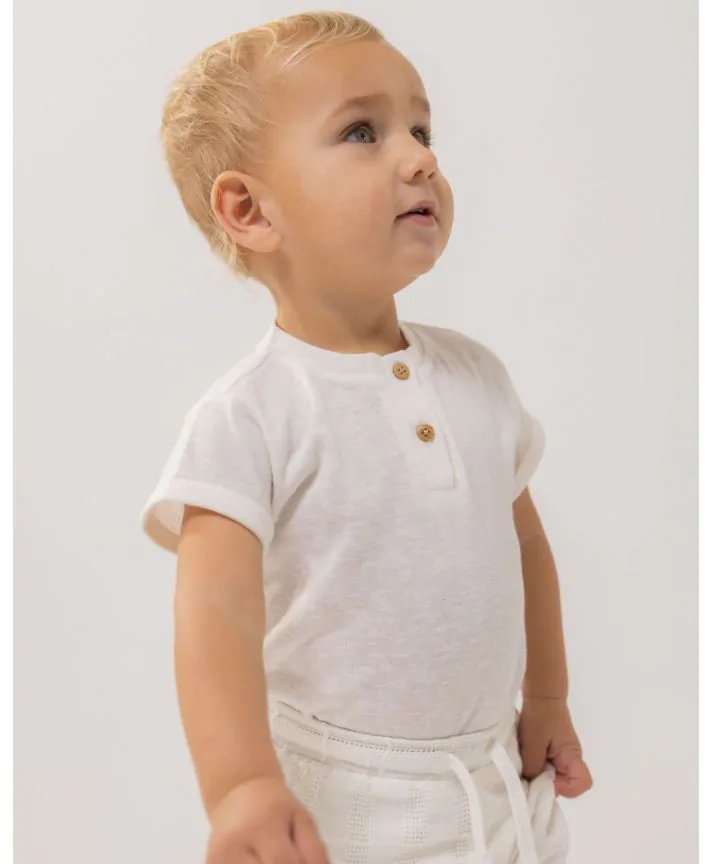 סט בגד גוף ומכנסיים ארוכים 