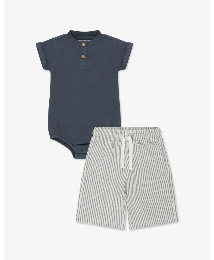 סט בגד גוף ומכנסיים ארוכים 