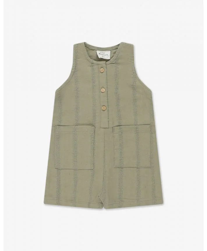 אוברול קצר עם כפתרה 