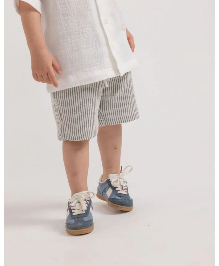 מכנסי פסים ג'וגר קצרים 