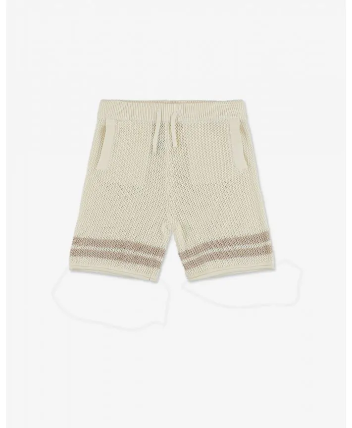 מכנסי קרושה קצרים עם פסים 