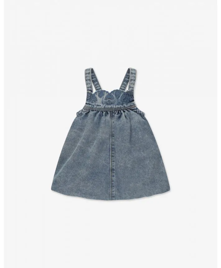 שמלת ג'ינס בגזרת בלון בייבי