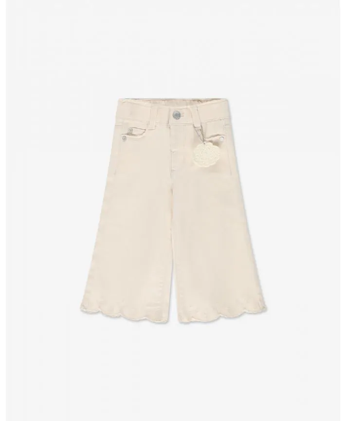 מכנסי ג'ינס רחבים ארוכים בייבי