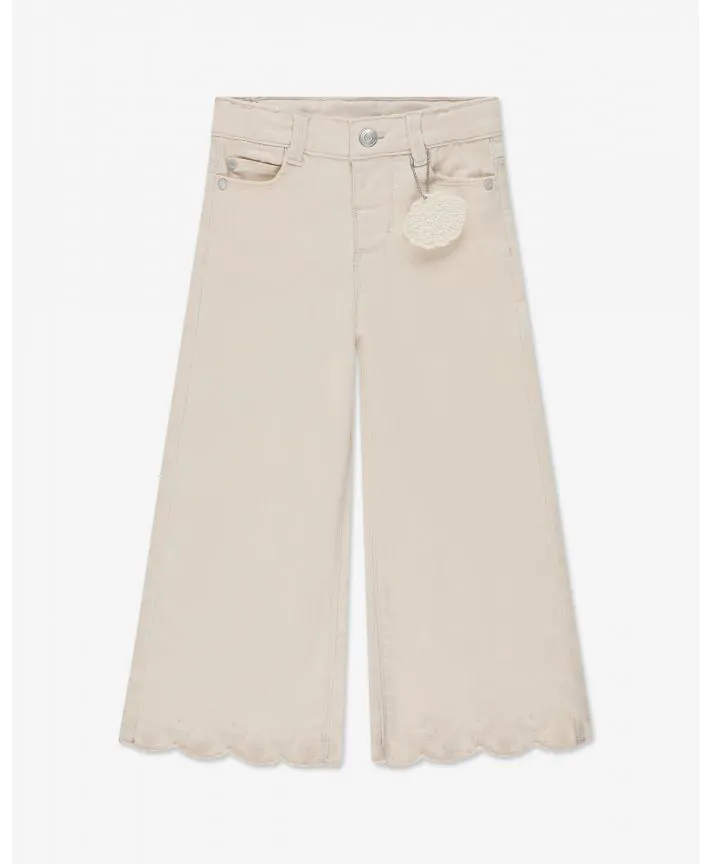 מכנסי ג'ינס רחבים וארוכים 