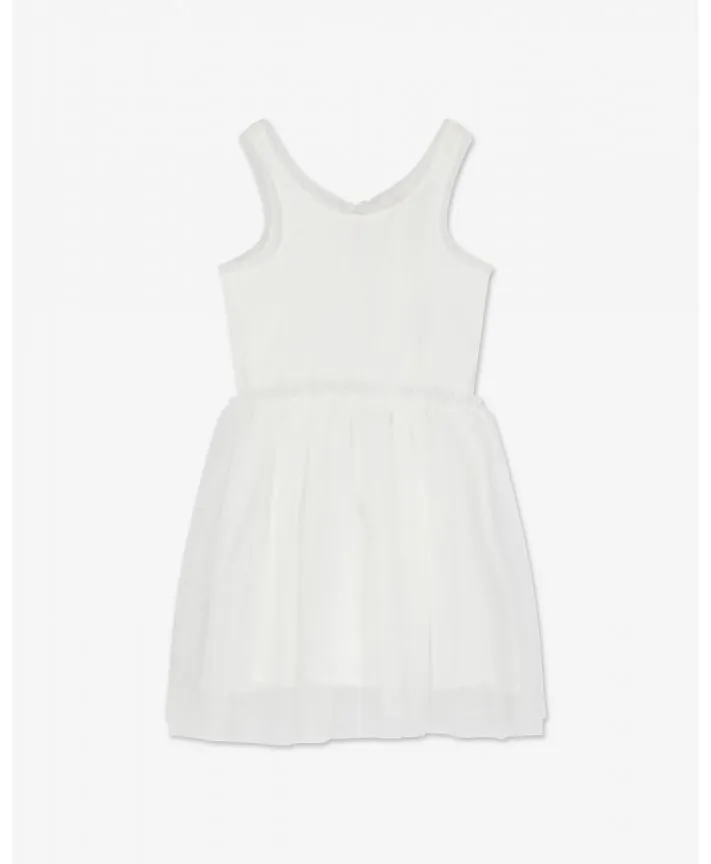 שמלת טול ללא שרוולים