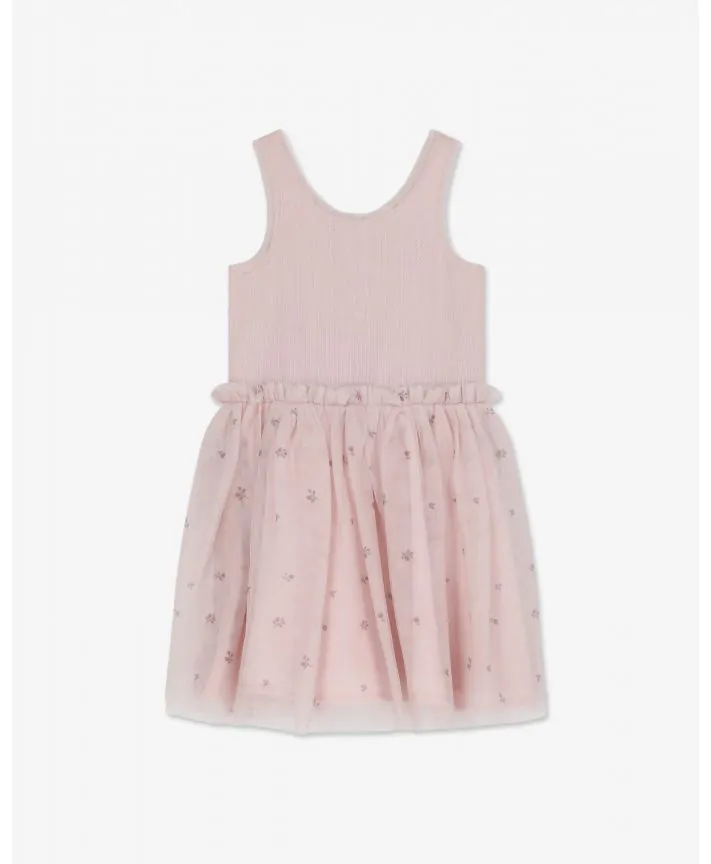 שמלת טול ללא שרוולים