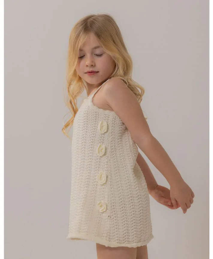 שמלת קרושה עם קשירה בגב 