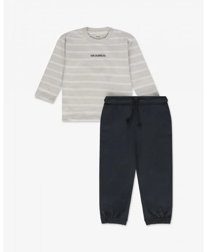 סט חולצה ומכנסיים בייבי