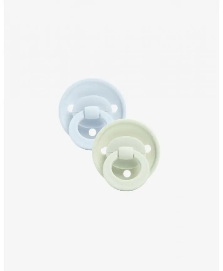 זוג מוצצים Elodie בעלי פטמה עגולה מסיליקון גיל 0+ חודשים
