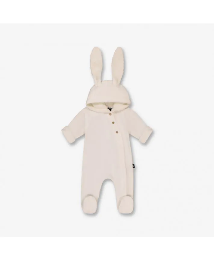 אוברול במראה קטיפה ארנב 0-3