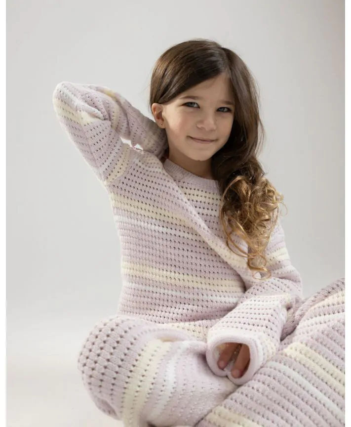 טופ קרושה עם שרוולים ארוכים BZ