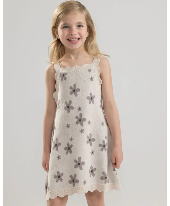 שמלת סריג ג'אקרד BZ