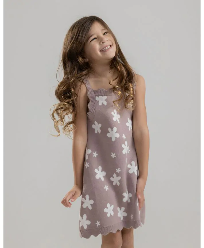 שמלת סריג ג'אקרד BZ