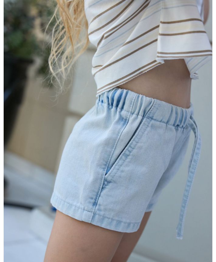 מכנסי ג'ינס קצרים Bar Zomer