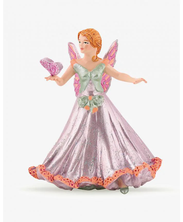 דמות מניטורה למשחק דמיון אלפית ורודה עם פרפר PAPO