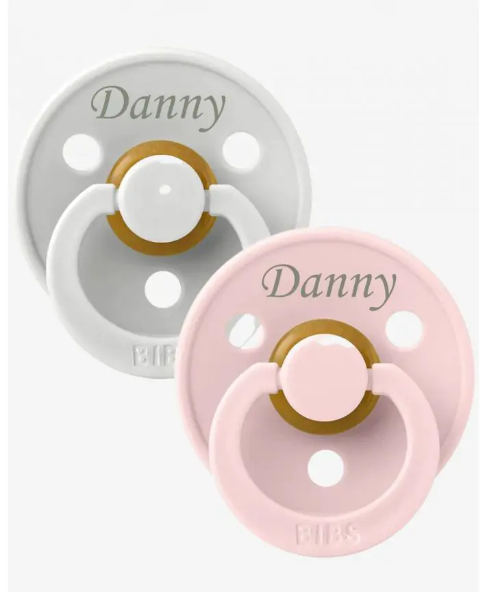 זוג מוצצי ביבס לטקס מידה 1 | BIBS