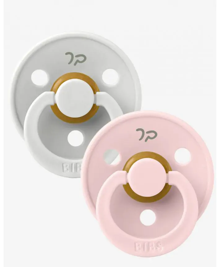 זוג מוצצי ביבס לטקס מידה 2 | BIBS
