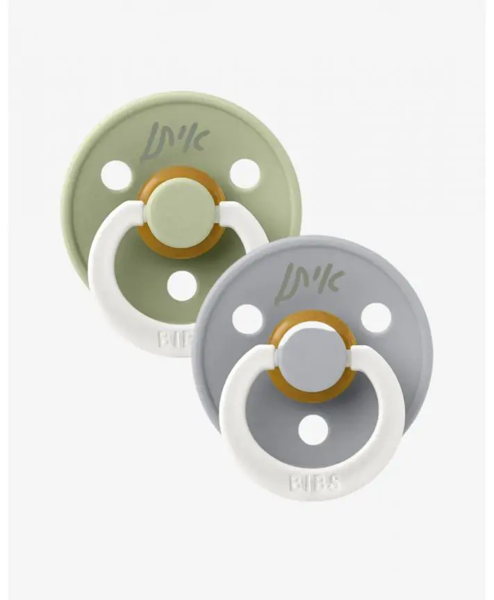 זוג מוצצי ביבס לטקס מידה 1 | BIBS