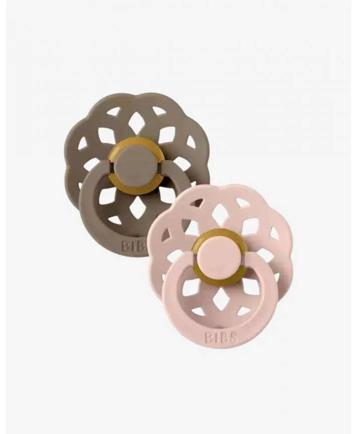 זוג מוצצי ביבס לטקס מידה 1 | BIBS