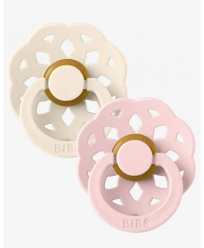 ביבס זוג מוצצים בוהם ivory/blossom