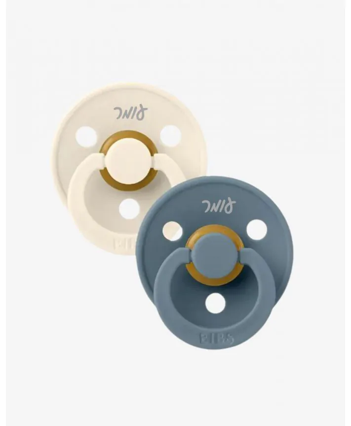 ביבס זוג מוצצים Ivory/Petrol מידה 1