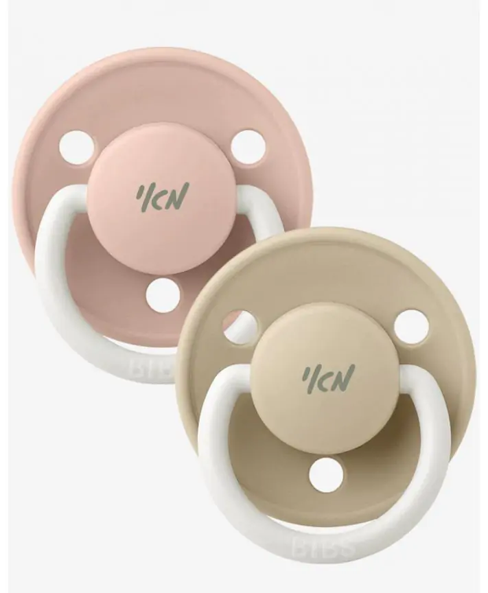 זוג מוצצי ביבס מידה 1 לטקס | BIBS