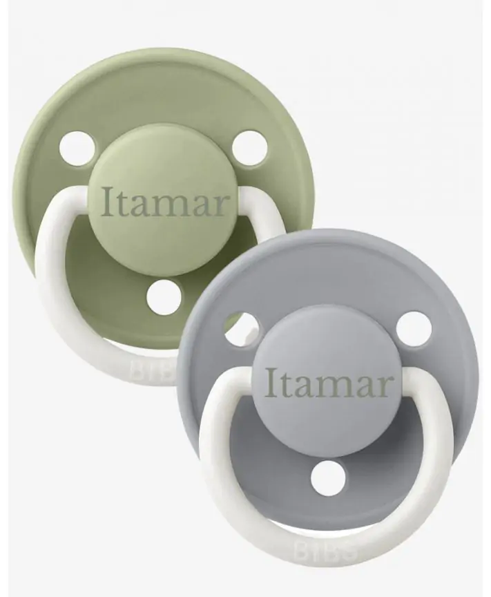 זוג מוצצי ביבס  סיליקון OS | BIBS
